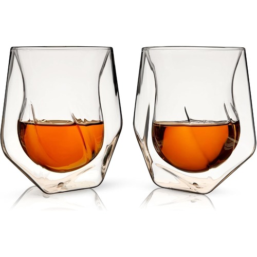 Viski Alchemi Double-Walled Aerating Tumblers Set of 2