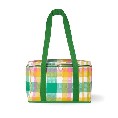 KSNY Cooler Bag, Garden Plaid