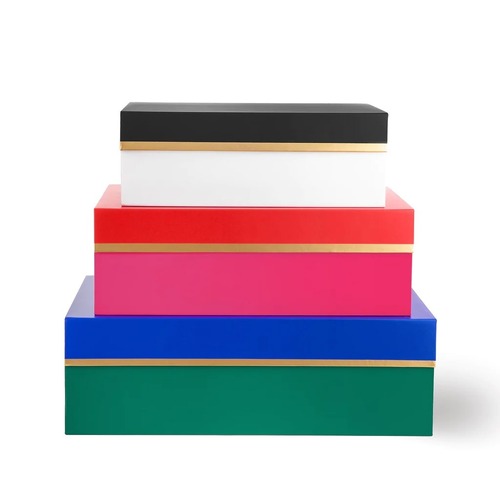 KSNY Nesting Box Set of 3, Colorblock