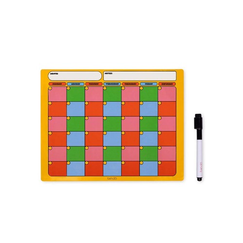 Magnetic Calendar - Colour block 