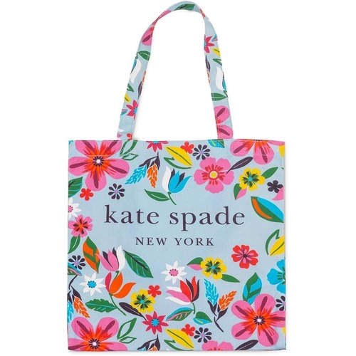 KSNY Canvas Book Tote, Safari Floral