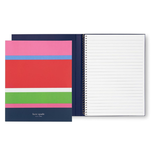 KSNY Concealed Spiral Notebook, Sunny Day Stripe