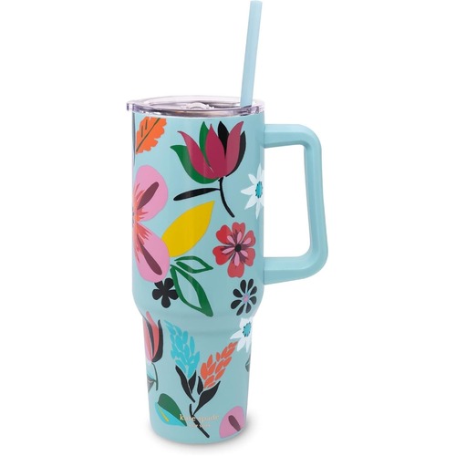 KSNY Stainless Steel 40 oz. Tumbler, Safari Floral