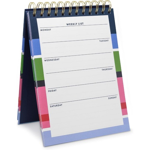 KSNY Weekly List Planner, Sunny Day Stripe