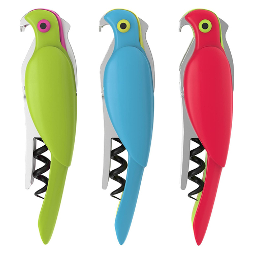 Assorted Corkatoo Double-hinged Corkscrew by TrueZoo - Set of 12