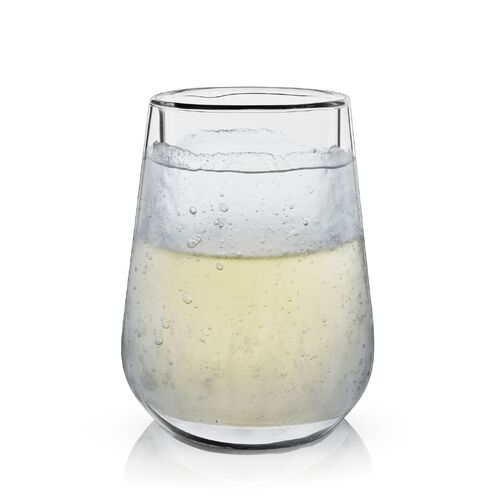 Viski Glacier Double-Walled Chilling Wine Glass