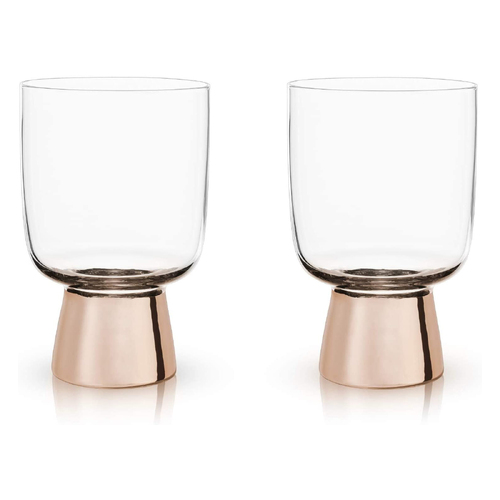 Copper Footed Tumblers by Viski.