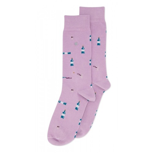 Wine Lila Socks - Small