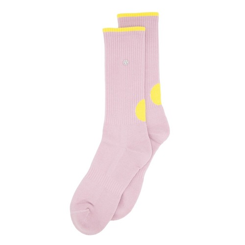 Athletic Dot yellow/Lila Socks - Small