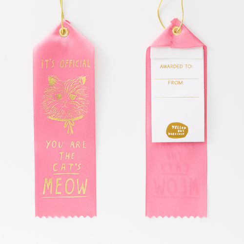 Award Ribbon Note - Official Cats Meow