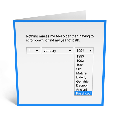Scroll Down Year Of Birth 
