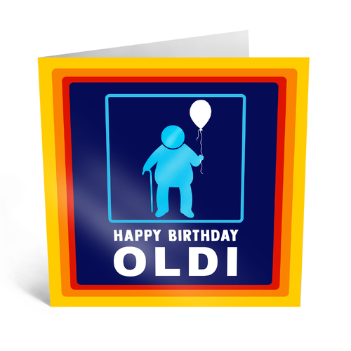 Happy Birthday Oldi Balloon