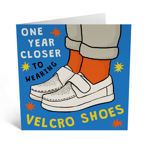 One Year Closer To Velcro Shoes.