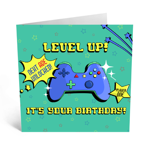 Level Up Gamer Birthday 