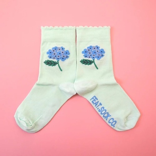 Ladies' Hydrangea socks