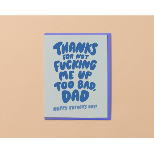 Thanks Dad Father's Day Card