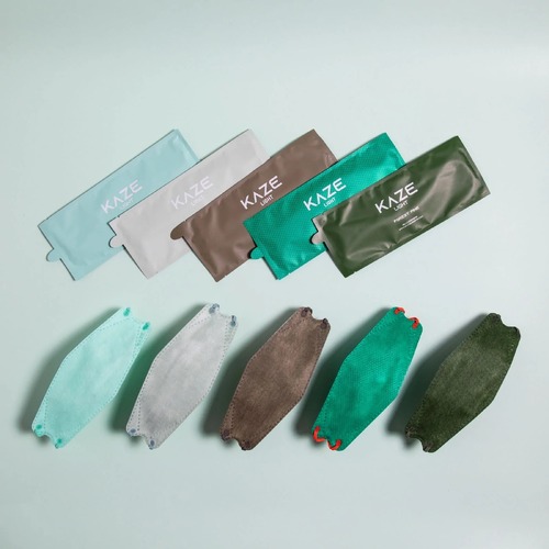 Light Green Collection Face Masks - 10 Pack