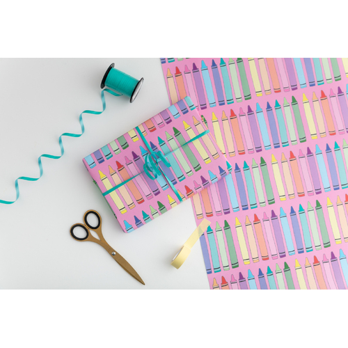 Crayons wrap - single sheet