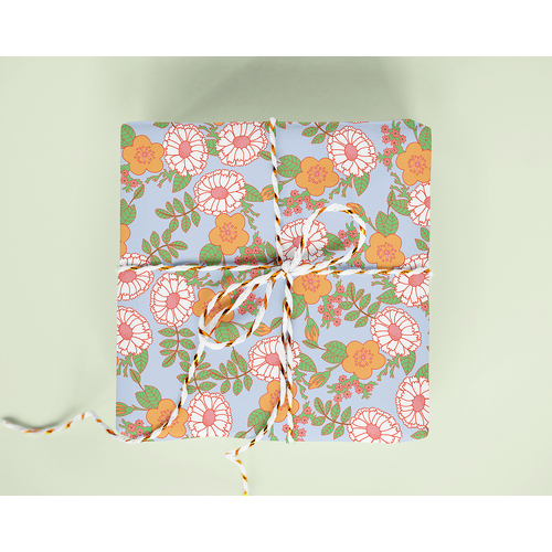 Chilled Floral wrap - single sheet