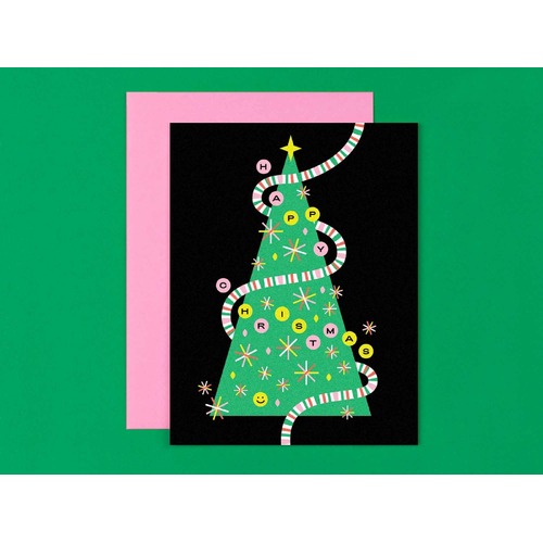Happy Tree Christmas Card