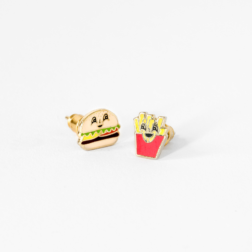 Burger & Fries Earrings