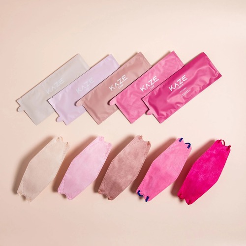 Light Pink Collection Face Masks - 10 Pack