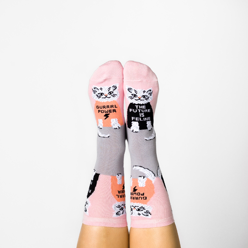 Women's Socks - Future Is Feline